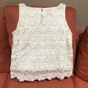 Lily Pulitzer Eyelet Lace Tank Top